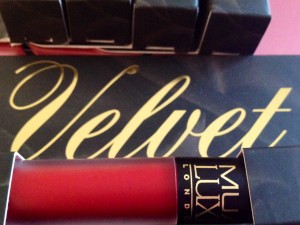 RECKLESS. The classic red, with a blue undertone.